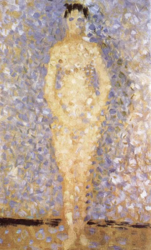 Georges Seurat Standing Female Nude oil painting picture